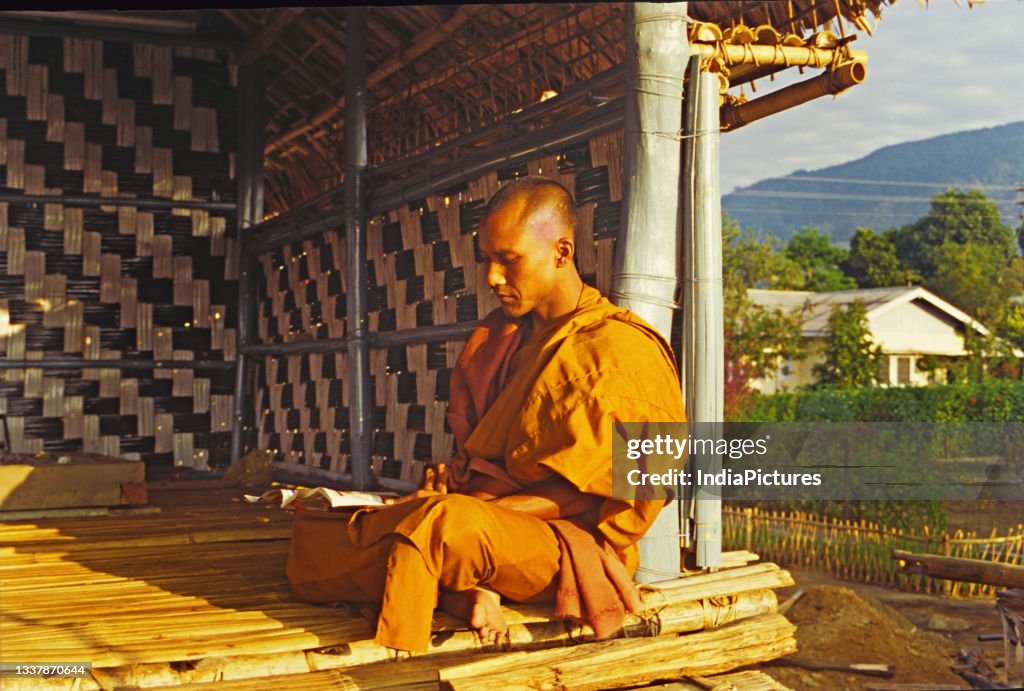 Buddhist monk of the Hinayana sect