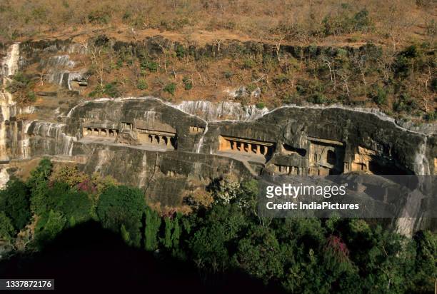 The caves of Ajanta and Ellora.