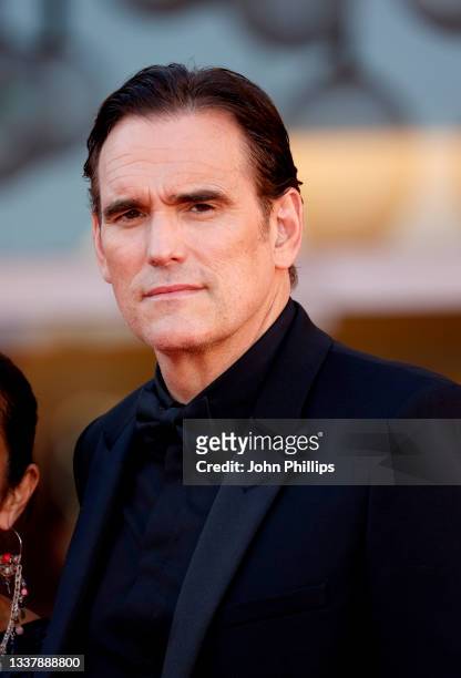 Matt Dillon attends the red carpet of the movie "The Hand Of God" during the 78th Venice International Film Festival on September 02, 2021 in Venice,...