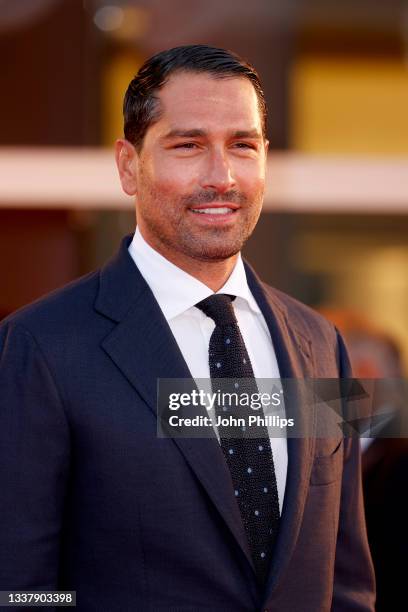 Marco Borriello attends the red carpet of the movie "The Hand Of God" during the 78th Venice International Film Festival on September 02, 2021 in...