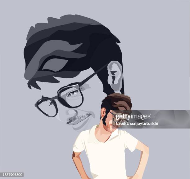 expression, student - boy dancing stock illustrations