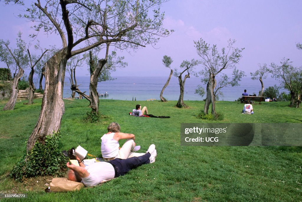 Europe. Italy. Lombardia. Sirmione. Tomelleri Park