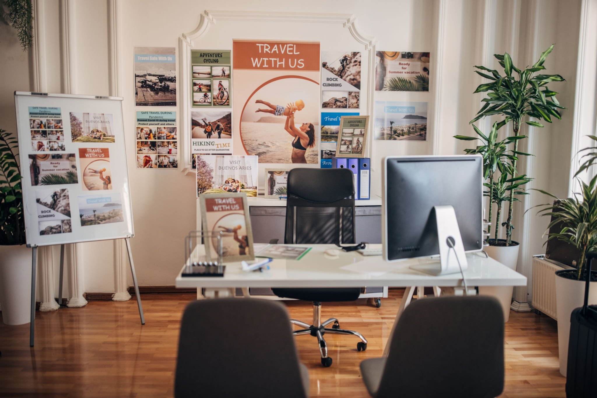 luxury travel planning office