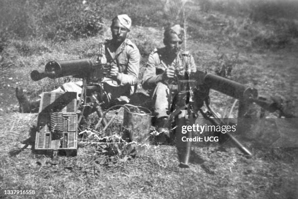 Italian Invasion in Abyssinia. Africa. 1935.