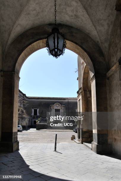 Catania. Biscari Palace. Sicily. Italy.