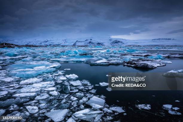 Jškuls‡rl—n glacier lagoon. Iceland. North Atlantic Ocean.