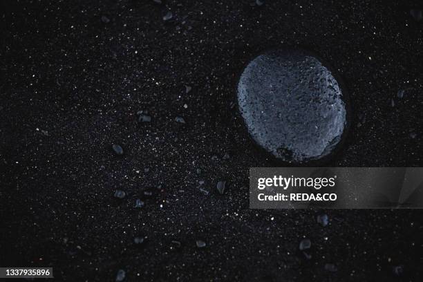 Reynisfjara Black Sand Beach. Vik. Iceland. North Atlantic Ocean.