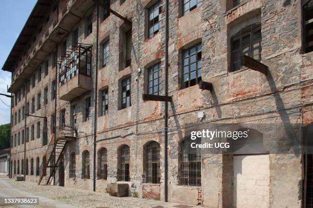 Ex wool factory Maurizio Sella, now Fondazione Sella and other uses, Biella, Piemonte, Italy, Europe.