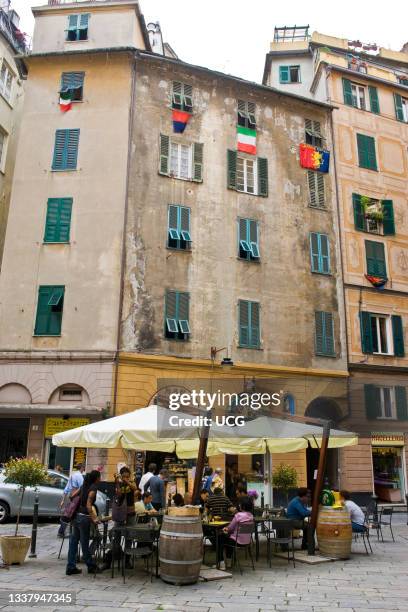 Caruggi, Old Town, Genoa, Italy.