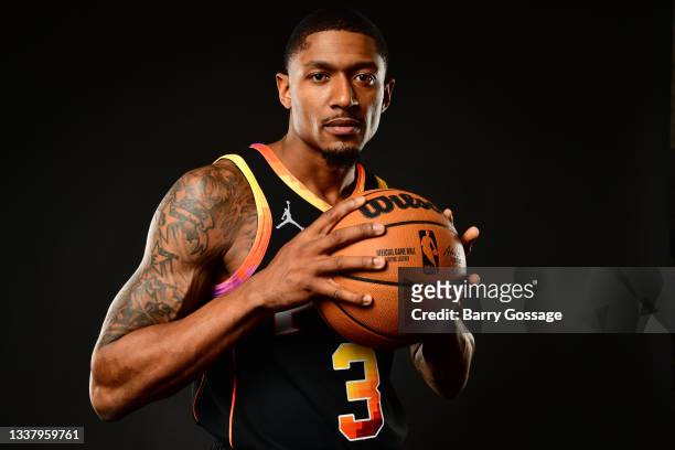Bradley Beal of the Phoenix Suns poses for a portrait on June 29, 2023 at the Footprint Center in Phoenix, Arizona. NOTE TO USER: User expressly...