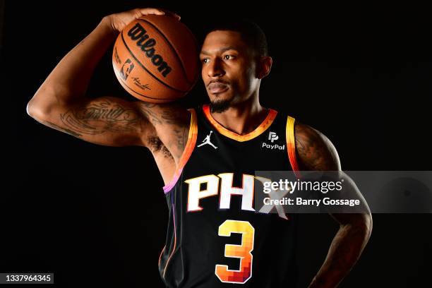 Bradley Beal of the Phoenix Suns poses for a portrait on June 29, 2023 at the Footprint Center in Phoenix, Arizona. NOTE TO USER: User expressly...