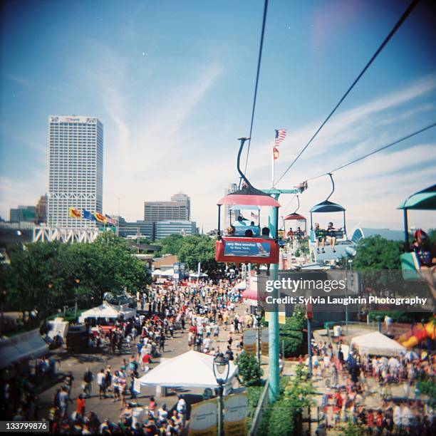 summerfest - milwaukee wisconsin stock pictures, royalty-free photos & images