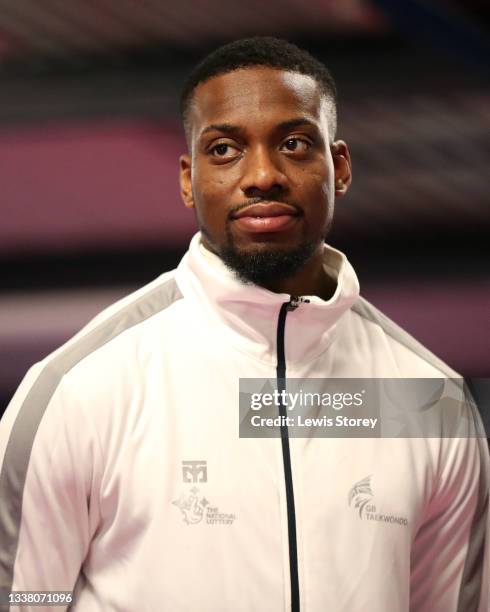 Lutalo Muhammad, Team GB Taekwondo Athlete looks on as ParalympicsGB Taekwondo & Badminton debuts in Tokyo, inspiring people from Liverpool into...