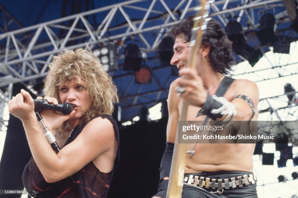 Bon Jovi At Super Rock 84 In Japan