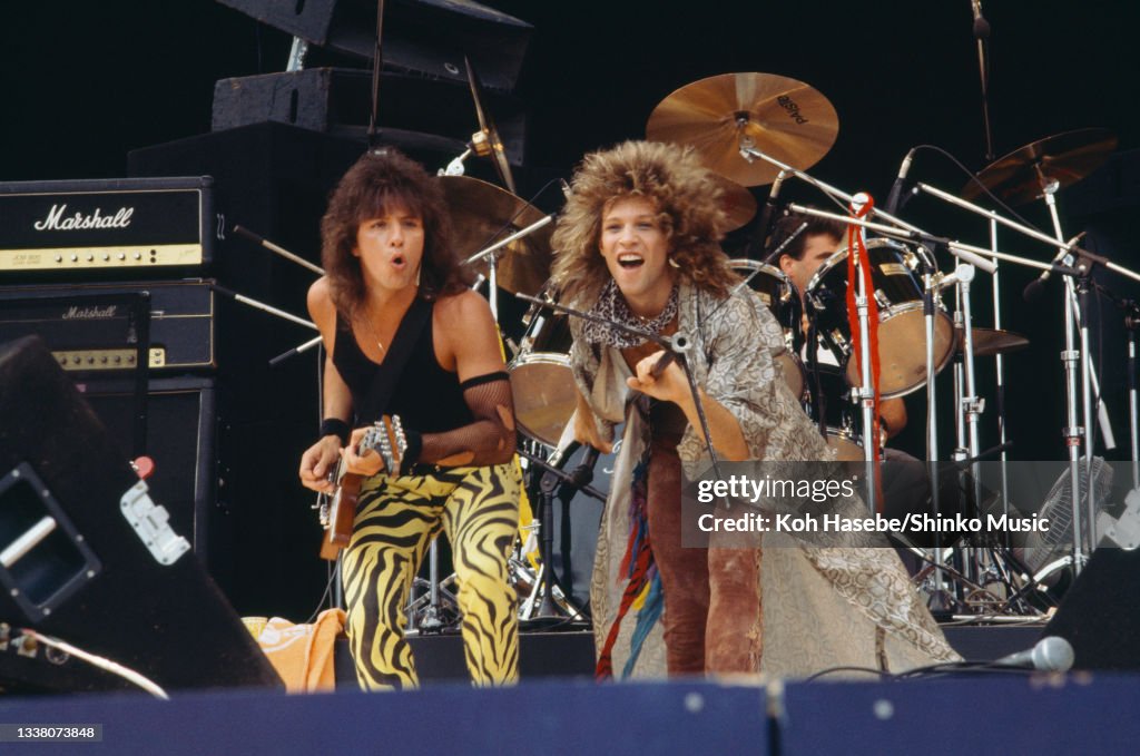 Bon Jovi At Super Rock 84 In Japan