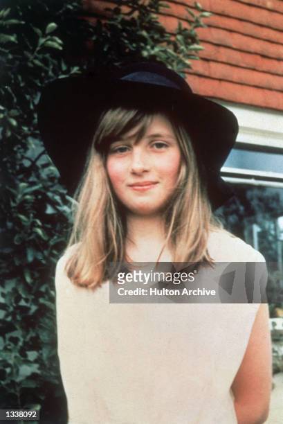 Lady Diana Spencer , the future Princess of Wales during a summer holiday in 1971 in Itchenor, West Sussex in Britain.
