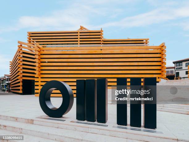 odunpazari modern museum (omm), eskisehir, turkey - eskisehir stock pictures, royalty-free photos & images