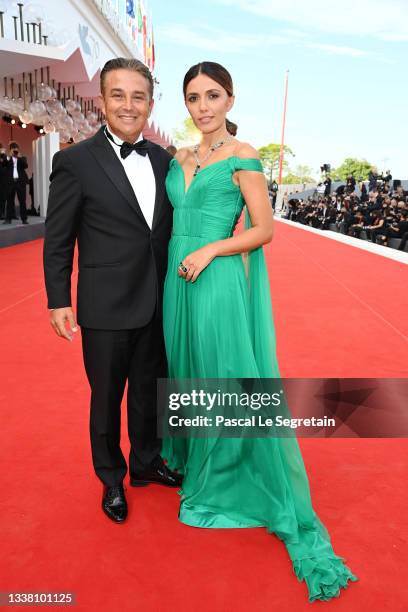 Francois-Marc Sastre and Serena Rossi attend the red carpet of the movie "Dune" during the 78th Venice International Film Festival on September 03,...