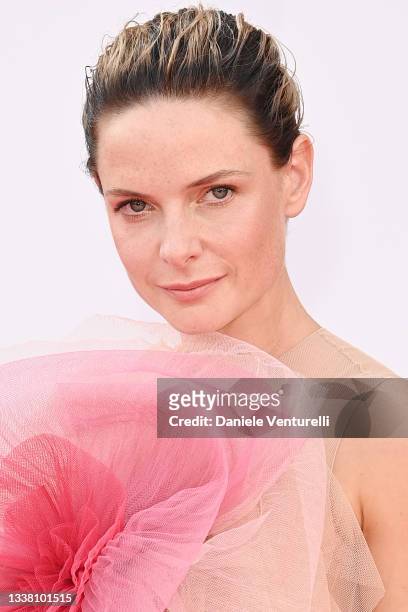 Rebecca Ferguson attends the red carpet of the movie "Dune" during the 78th Venice International Film Festival on September 03, 2021 in Venice, Italy.