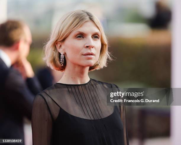 Clemence Poesy attends the opening ceremony and "Stillwater" Screening during the 47th Deauville American Film Festival on September 03, 2021 in...