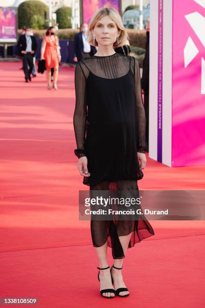 Clemence Poesy attends the opening ceremony and "Stillwater" Screening during the 47th Deauville American Film Festival on September 03, 2021 in...
