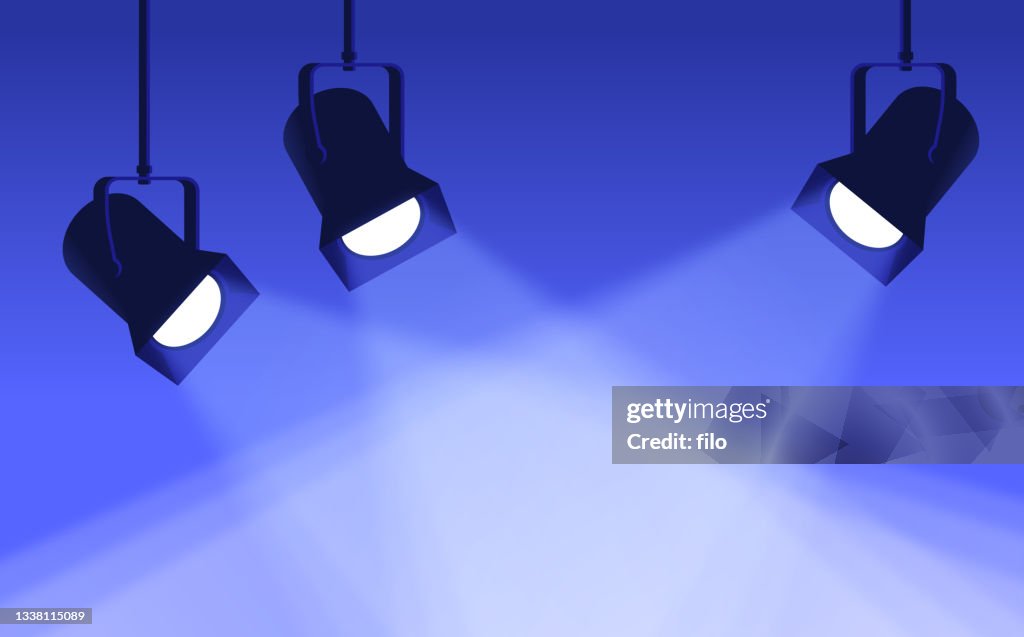 Spotlight Floodlight Stage Performance Background