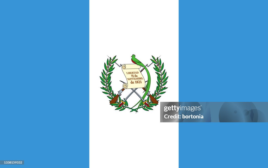 Republic of Guatemala Flag