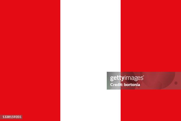republic of peru flag - aguas calientes stock illustrations