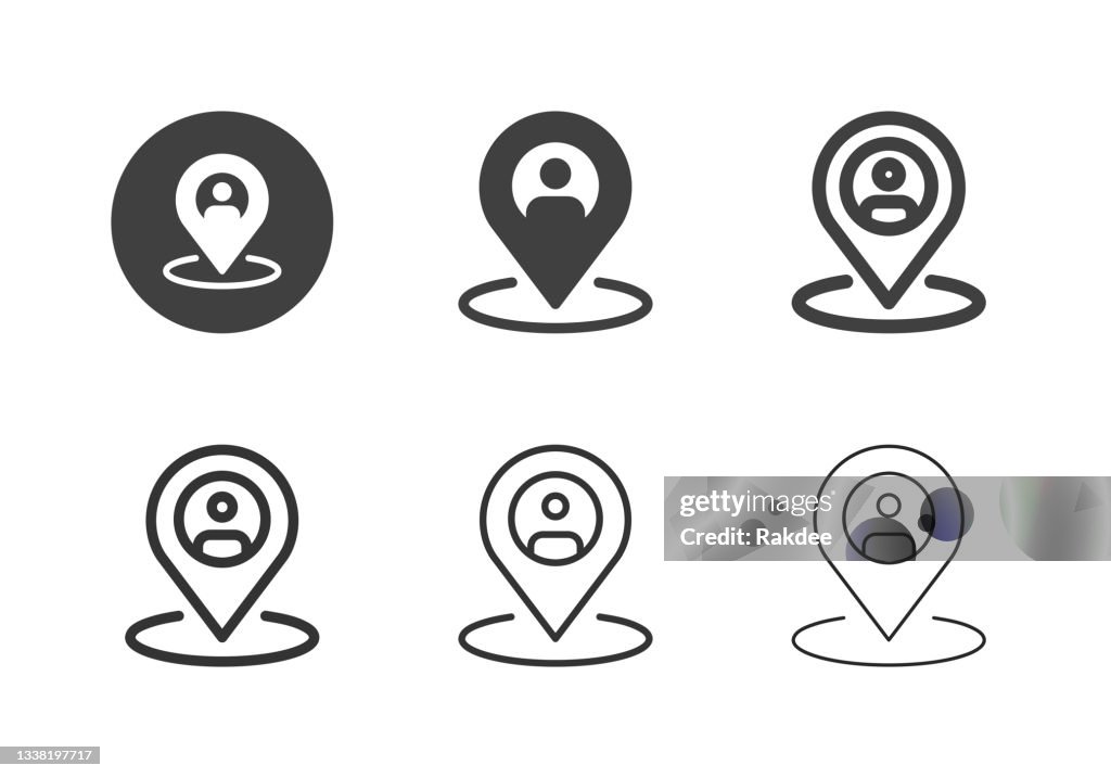People Tracking Icons - Multi Series