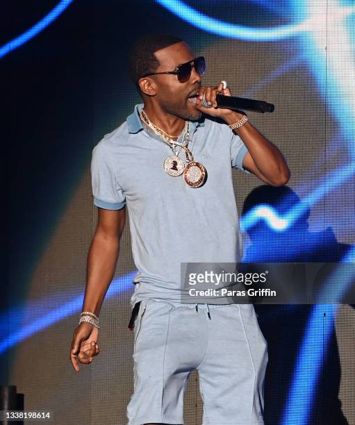 Lil Duval performs onstage during Club Quarantine with D-Nice at Cadence Bank Amphitheatre at Chastain Park on September 03, 2021 in Atlanta, Georgia.