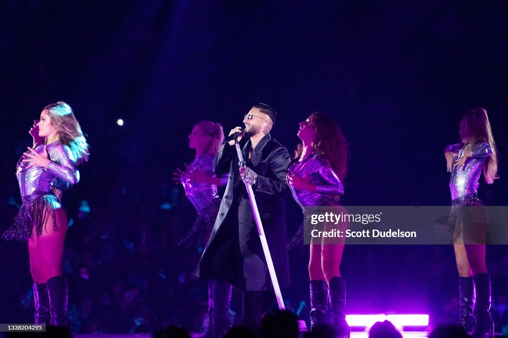 Maluma Performs At The Forum