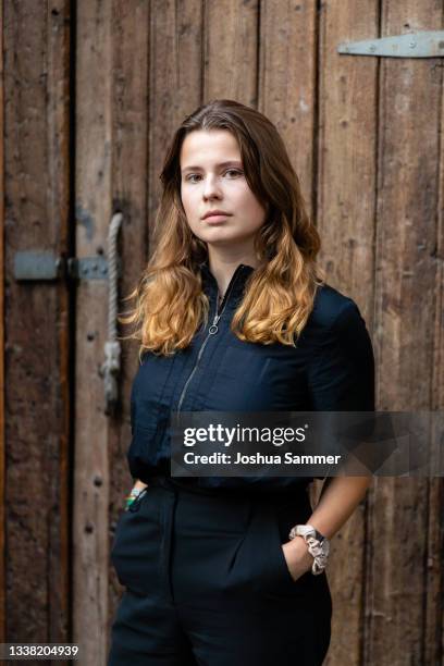 Luisa Neubauer speaks attends the 9th Phil.Cologne International Philosophy Festival on September 03, 2021 in Cologne, Germany.