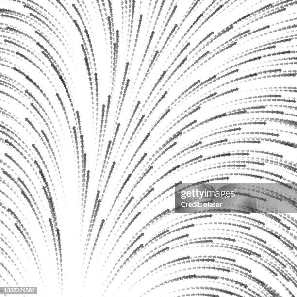 arrow flow pattern - line up background stock illustrations