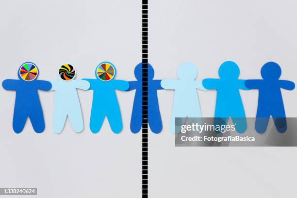 separated psychedelic boys - fidget toy stock illustrations