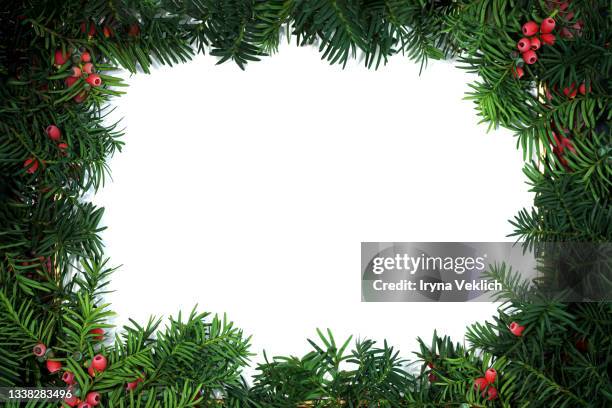 xmas presents, congratulations, merry christmas and new year frame. - art christmas stock pictures, royalty-free photos & images