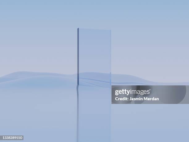 glass standing - door ストックフォトと画像