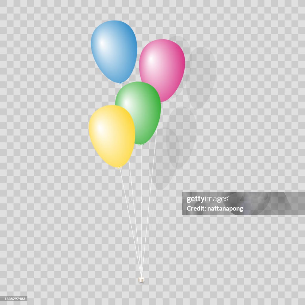 Balloon multicolor vector