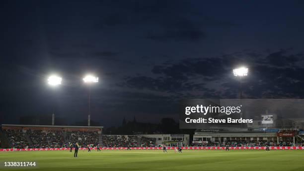 General view of The 1st Central County Ground during the International T20 match between England and New Zealand at the The 1st Central County Ground...