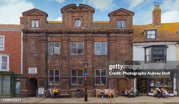 rye grammar school - rye sussex stock pictures, royalty-free photos & images