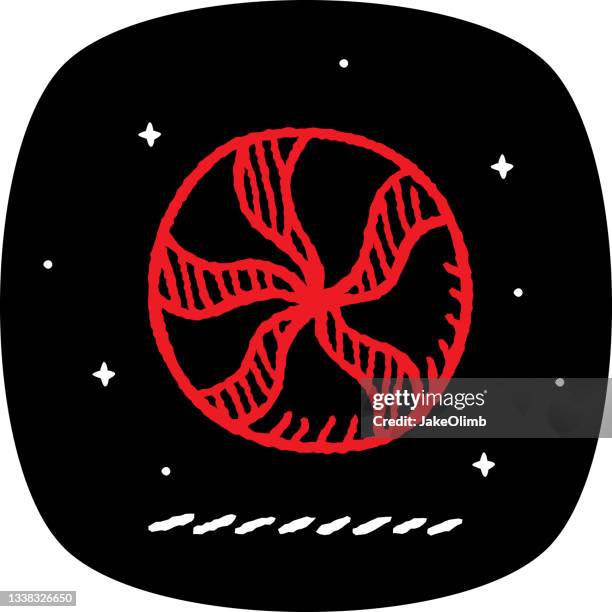 peppermint doodle 3 - peppermint candy stock illustrations