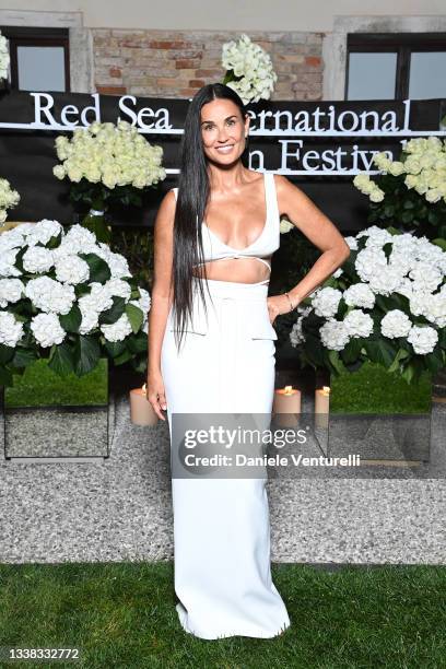 Demi Moore attends the Celebration of Women in Cinema Gala hosted by The Red Sea Film Festival during the 78th Venice International Film Festival on...