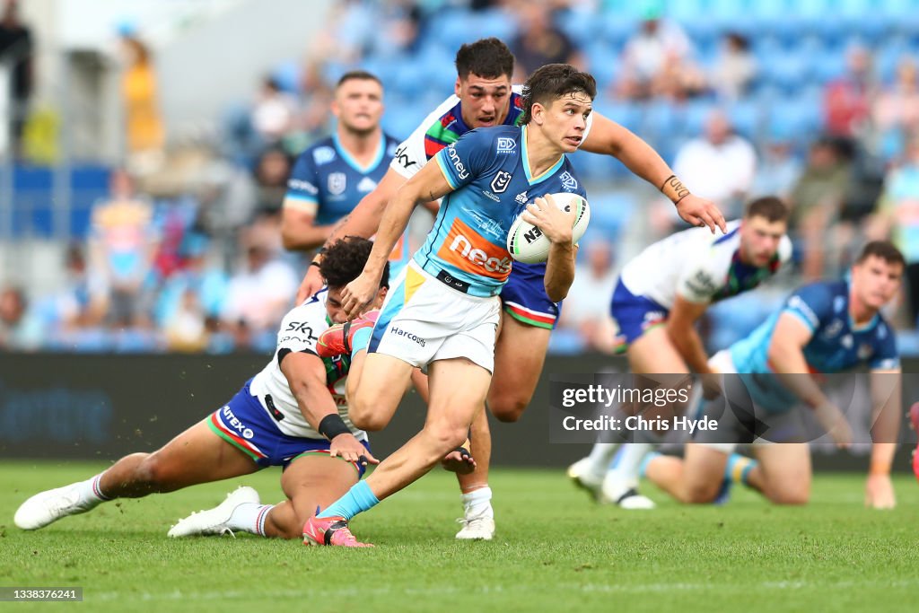 NRL Rd 25 - Titans v Warriors