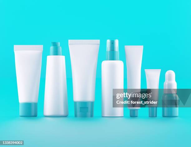 medical cosmetics template - bottle labelling stock illustrations
