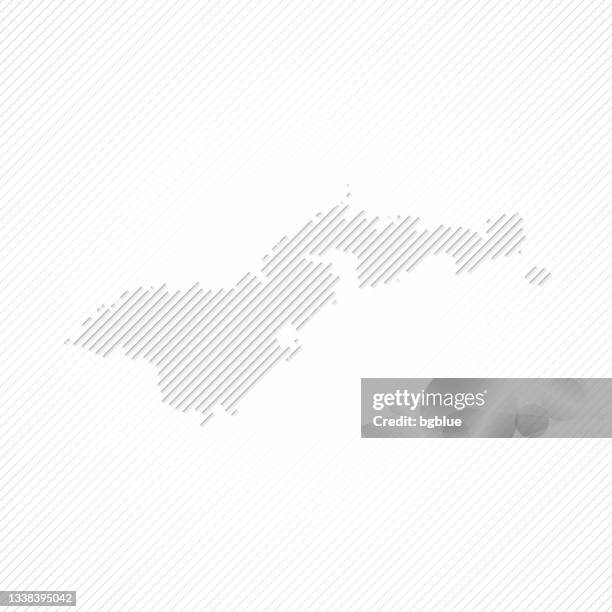 american samoa map designed with lines on white background - pago pago stock illustrations