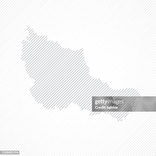 belle-ile-en-mer map designed with lines on white background - bay of biscay stock illustrations