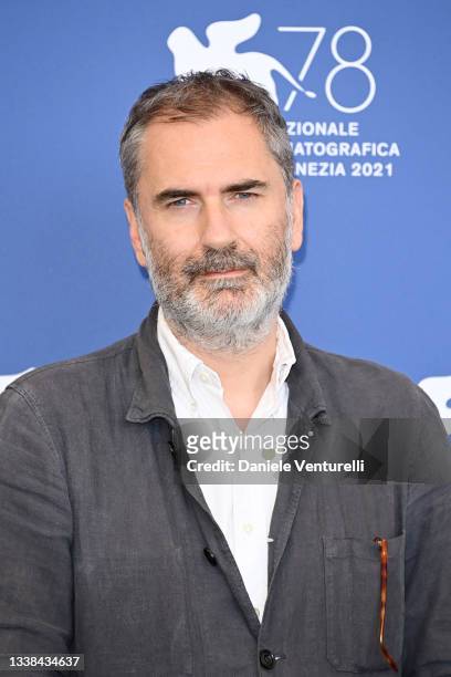 Director Xavier Giannoli attends the photocall of "Illusions Perdues" during the 78th Venice International Film Festival on September 05, 2021 in...