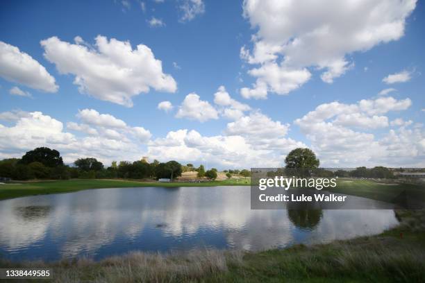 General view of the course during Day Four of The Italian Open at Marco Simone Golf Club on September 05, 2021 in Rome, Italy.