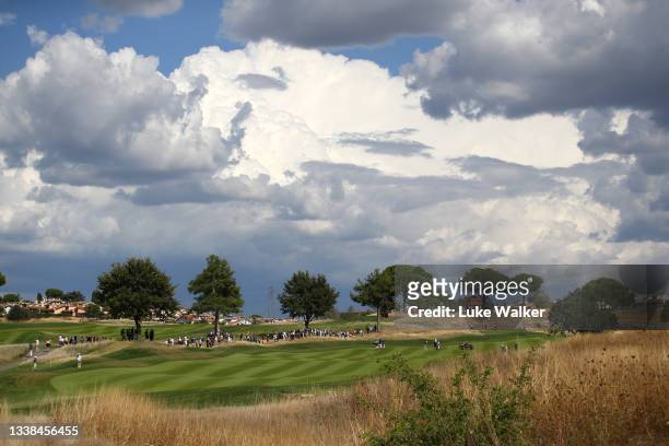 General view of the 10th fairway during Day Four of The Italian Open at Marco Simone Golf Club on September 05, 2021 in Rome, Italy.