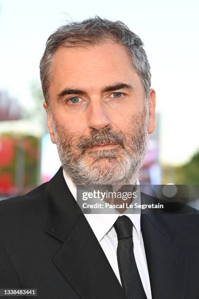 Xavier Giannoli attends the red carpet of the movie "Illusions Perdues" during the 78th Venice International Film Festival on September 05, 2021 in...