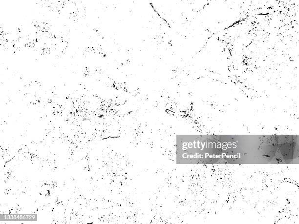 stockillustraties, clipart, cartoons en iconen met grunge texture. black dusty scratchy pattern. abstract grainy background. vector design artwork. textured effect. crack. - metall